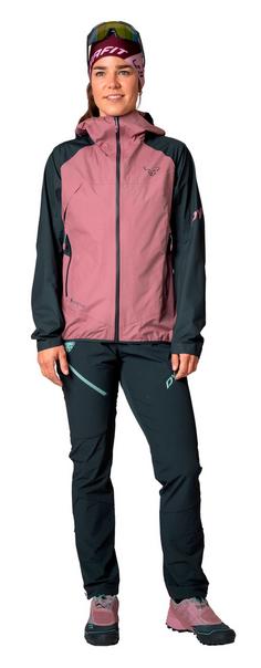 Rückansicht von Dynafit GORE-TEX TRANSALPER Hardshelljacke Damen blueberry mokarosa