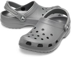 Rückansicht von Crocs Classic Sandalen slate grey