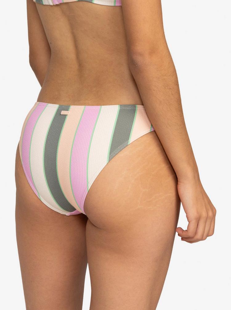 Roxy Roxy Vista Bikini Hose Damen - agave green very vista stripe - 1 | SportScheck