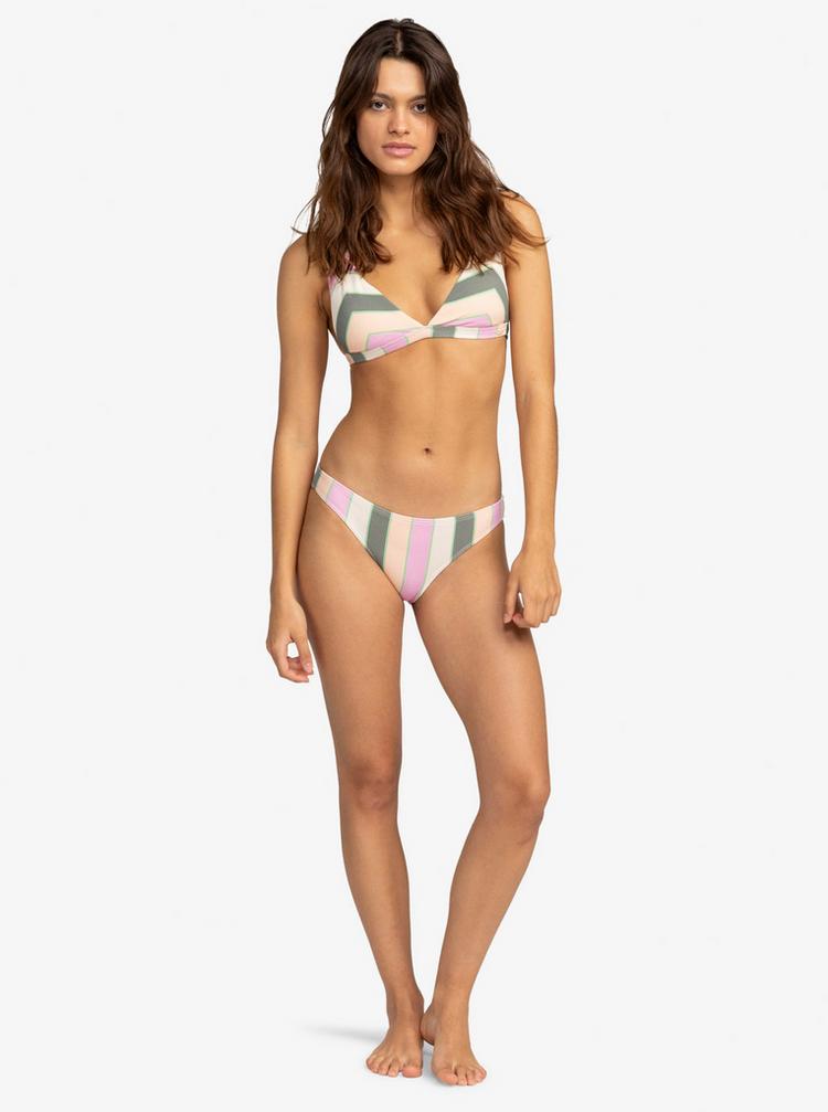 Roxy Roxy Vista Bikini Hose Damen - agave green very vista stripe - 3 | SportScheck