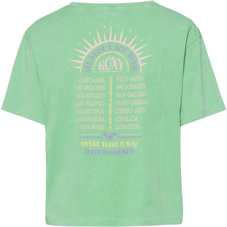 Roxy Roxy Gone to California T-Shirt Damen - zephyr green - 0 | SportScheck