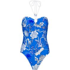 Seafolly Ahoy Badeanzug Damen azure