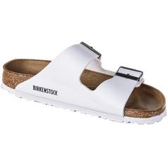 Rückansicht von Birkenstock Arizona Sandalen Damen white