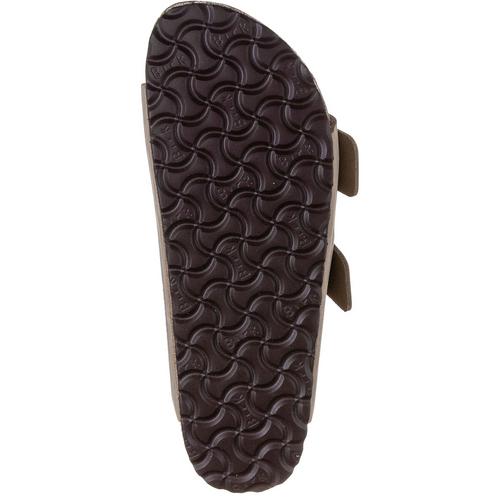 Rückansicht von Birkenstock Arizona LEOI Sandalen Damen tabacco brown