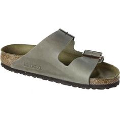 Rückansicht von Birkenstock Arizona LEOI Sandalen Damen tabacco brown