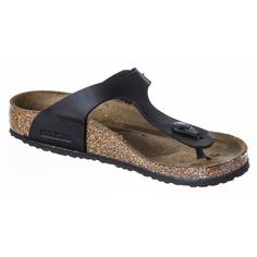 Rückansicht von Birkenstock Gizeh BF Zehentrenner Kinder black