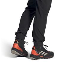 Rückansicht von adidas GTX SKYCHASER TECH MID GTX Wanderschuhe Damen core black-beige-semi orange