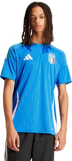 Rückansicht von adidas Italien EM24 Heim Fußballtrikot Herren blue
