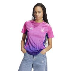 Rückansicht von adidas DFB EM24 Auswärts Fußballtrikot Damen semi lucid fuchsia-team colleg purple