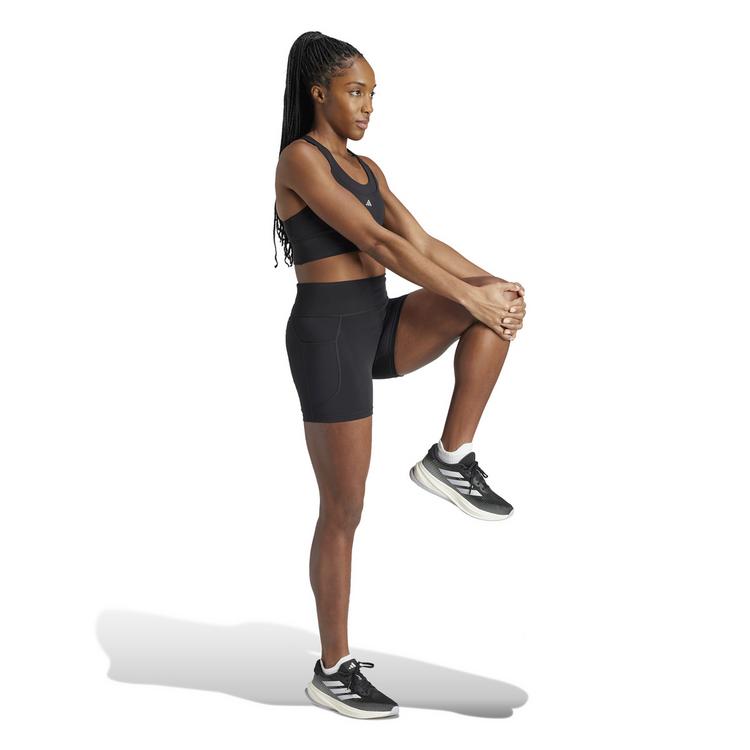 adidas adidas DailyRun Lauftights Damen - black-white - 2 | SportScheck