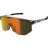 Bliz Hero Brille - Transparent dark grey-brown red multi