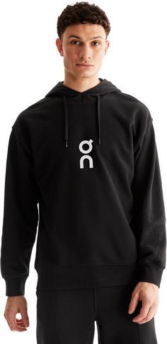 Rückansicht von On Club Hoodie Herren black