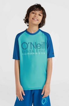 Rückansicht von O'NEILL ESSENTIALS CALI UV-Shirt Kinder neon blue