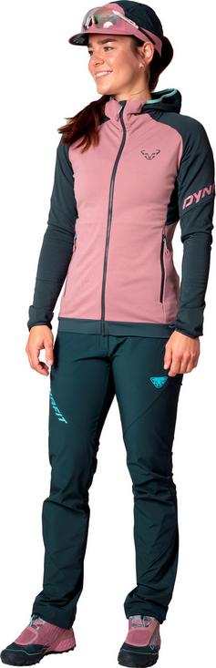 Rückansicht von Dynafit TRANSALPER Fleecejacke Damen blueberry