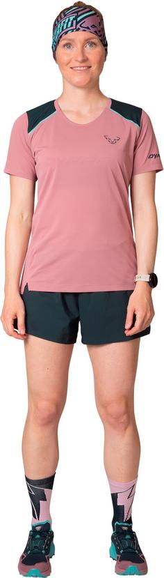 Rückansicht von Dynafit SKY Funktionsshirt Damen rosa