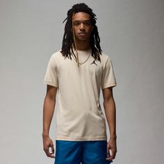 Rückansicht von Nike Jordan Jumpman T-Shirt Herren legend lt brown-black