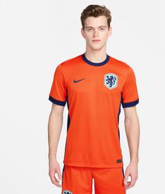 Rückansicht von Nike Niederlande 2024 Heim Fußballtrikot Herren safety orange-blue void-copa-blue void