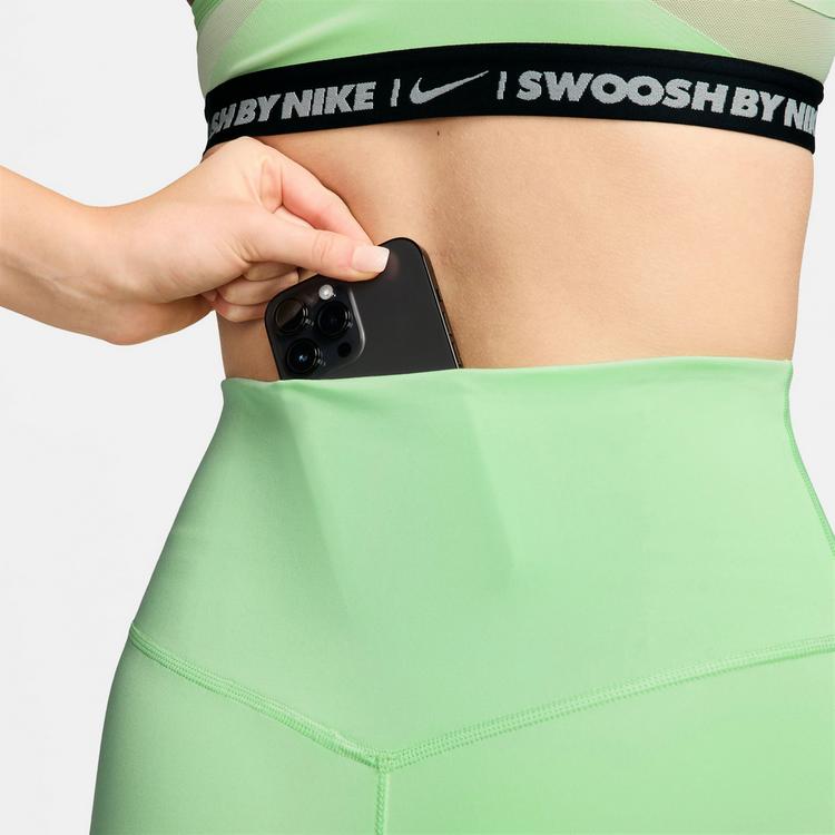 Nike Nike ONE Dri-Fit Tights Damen - vapor green-black - 5 | SportScheck