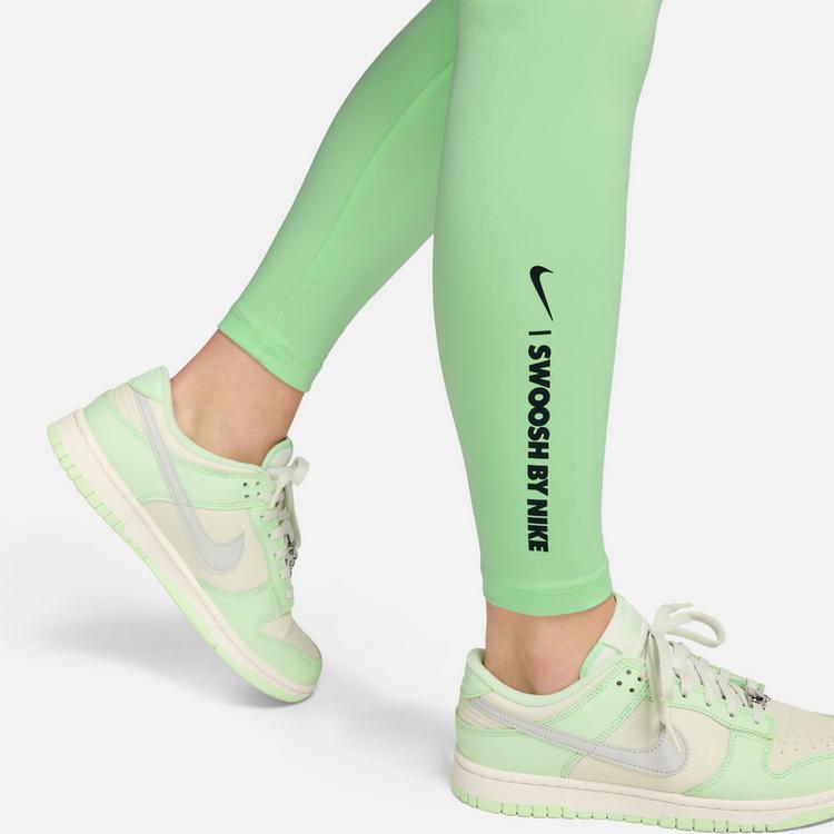 Nike Nike ONE Dri-Fit Tights Damen - vapor green-black - 7 | SportScheck