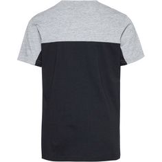 Rückansicht von CHAMPION LEGACY ICONS T-Shirt Kinder black beauty-new oxford grey melange