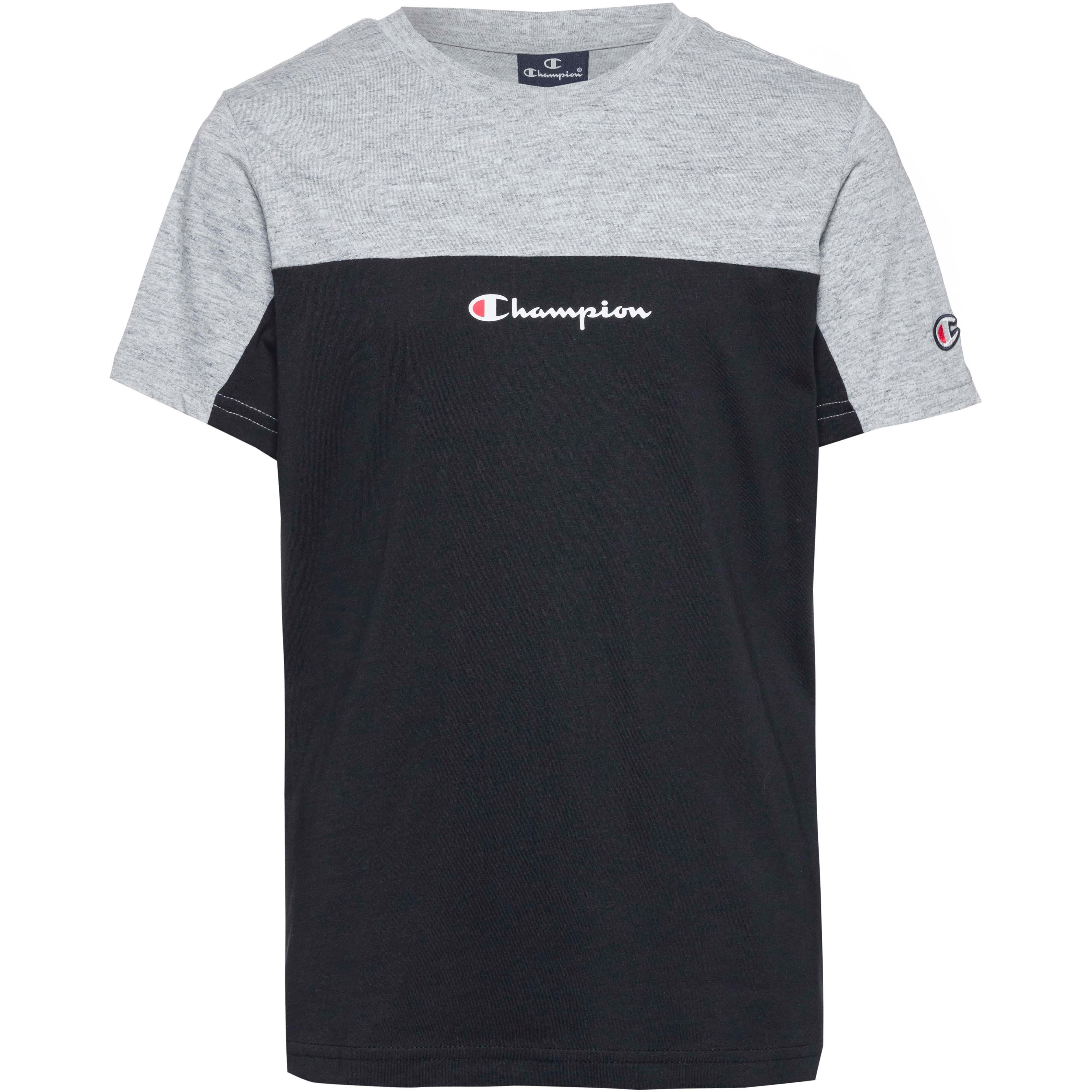 CHAMPION LEGACY ICONS T Shirt Kinder black beauty new oxford grey melange im Online Shop von SportScheck kaufen