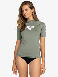 Rückansicht von Roxy Whole Hearted Surf Shirt Damen agave green