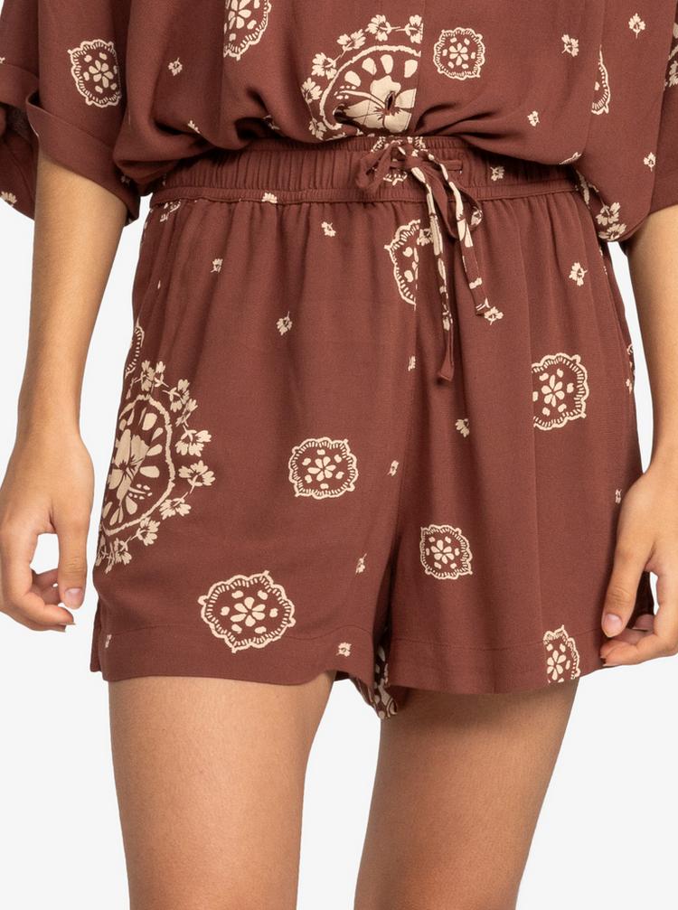 Roxy Roxy Lekeitio Break High Shorts Damen - root beer bacan bandana - 0 | SportScheck