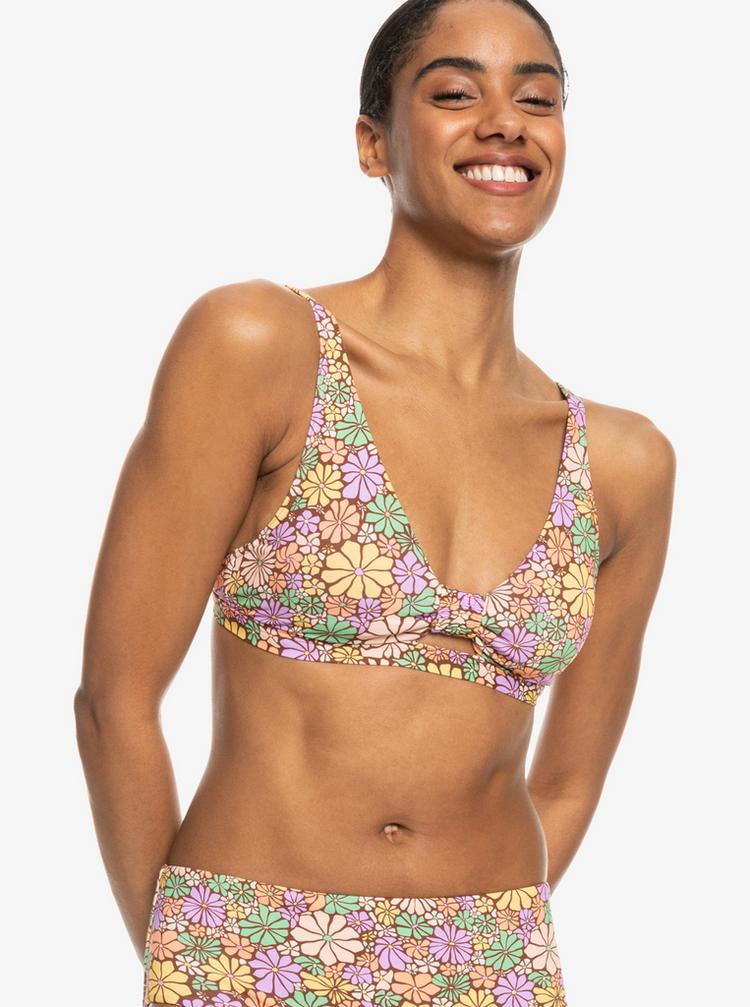 Roxy Roxy All About Sol Bikini Oberteil Damen - root beer all about sol mini - 0 | SportScheck