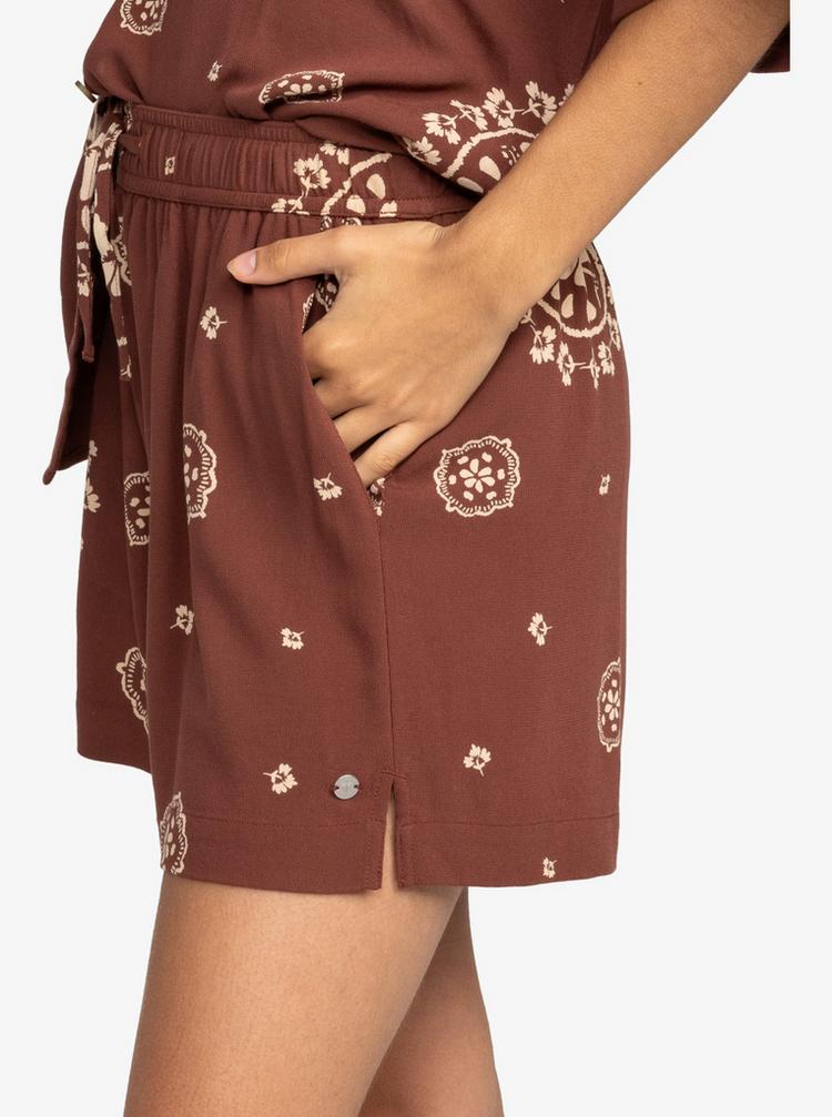 Roxy Roxy Lekeitio Break High Shorts Damen - root beer bacan bandana - 2 | SportScheck