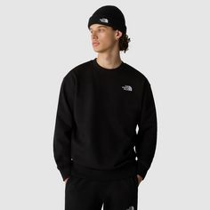 Rückansicht von The North Face Essential Sweatshirt Herren tnf black