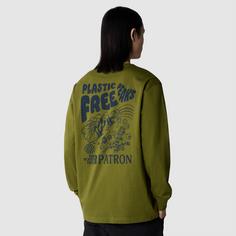 Rückansicht von The North Face NATURE Langarmshirt Herren forest olive