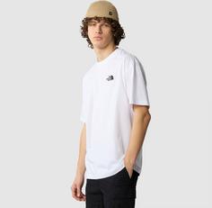 Rückansicht von The North Face Essentiel T-Shirt Herren tnf white