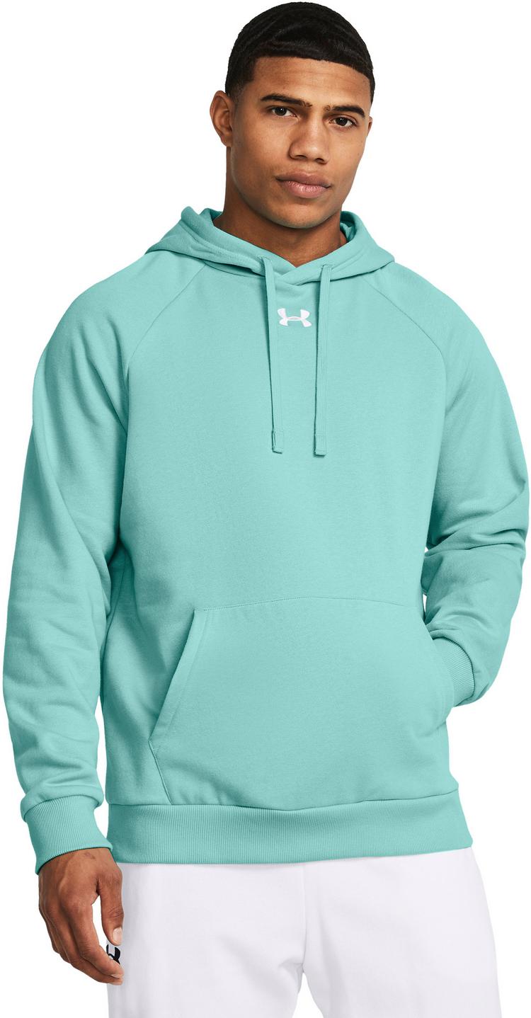 Under Armour Under Armour Rival Hoodie Herren - radial turquoise-white - 0 | SportScheck