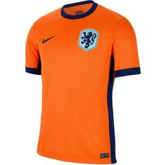 Nike Niederlande 2024 Heim Fußballtrikot Herren safety orange-blue void-copa-blue void