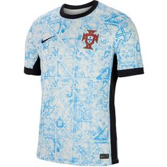 Nike Portugal 2024 Auswärts Fußballtrikot Herren sail-university blue-pitch blue