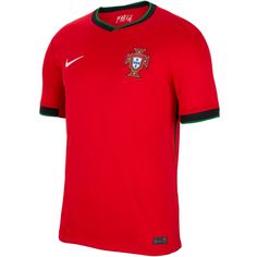 Nike Portugal 2024 Heim Fußballtrikot Herren university red-pine green-sail