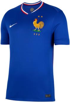 Nike Frankreich 2024 Heim Fußballtrikot Herren bright blue-university red-white