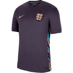 Nike England 2024 Auswärts Fußballtrikot Herren dark raisin-sesame