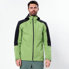 Rückansicht von OCK Hardshelljacke Herren piquant green