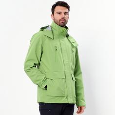 Rückansicht von OCK Parka Herren piquant green