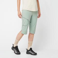 Rückansicht von Salomon WAYFARER Caprihose Damen iceberg green