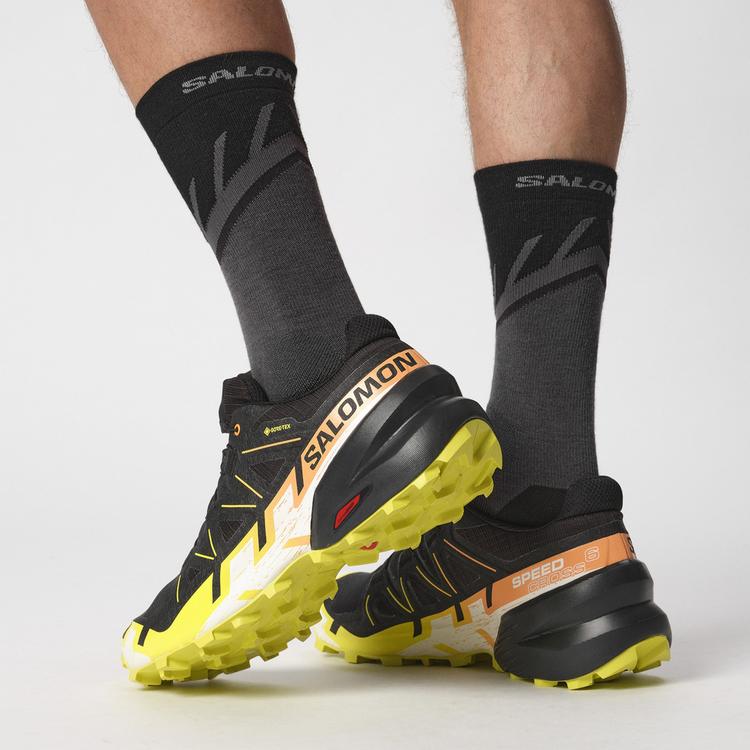 Salomon Salomon SPEEDCROSS 6 GTX Laufschuhe Herren - black-sulphur spring-bird of paradise - 1 | SportScheck