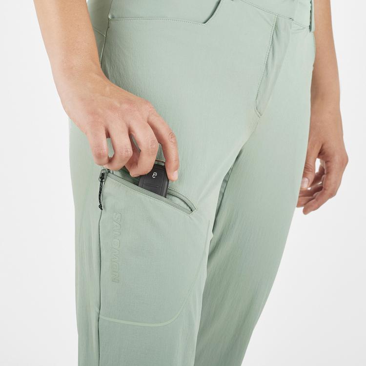 Salomon Salomon WAYFARER Caprihose Damen - iceberg green - 2 | SportScheck