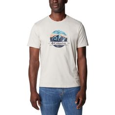 Rückansicht von Columbia Path Lake T-Shirt Herren dark stone-sco