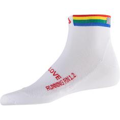 P.A.C. REFLECTIVE ULTRALIGHT Laufsocken Herren white-stripes