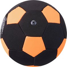 Rückansicht von Sunflex NEOPREN FUSSBALL Softball orange-schwarz