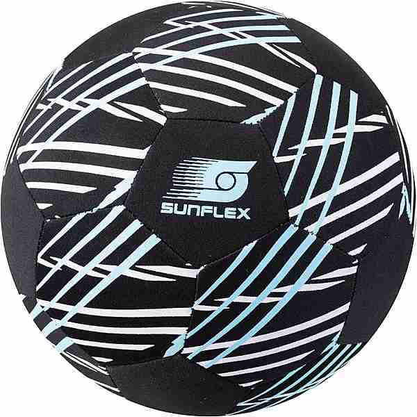 Sunflex NEOPREN SOCCER BALL Softball blau-schwarz