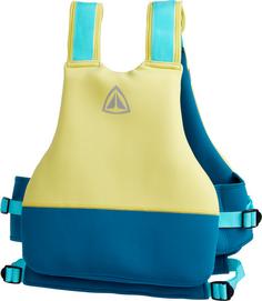 Rückansicht von FIREFLY Swim Vest SUP Schwimmhilfe green lime-blue light