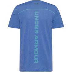 Rückansicht von Under Armour Rush Wordmark Funktionsshirt Herren starlight-vapor green-black