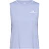 Under Armour Rush Energy Croptop Damen - celeste-white